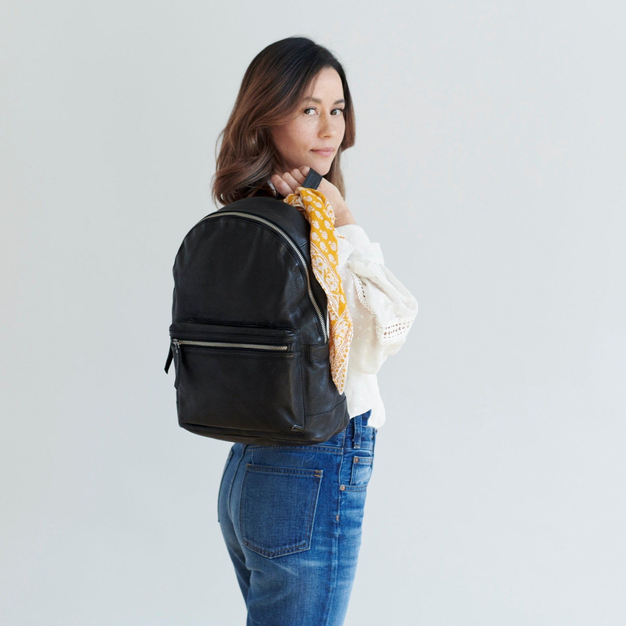 Baxter Leather Backpack - Image 8