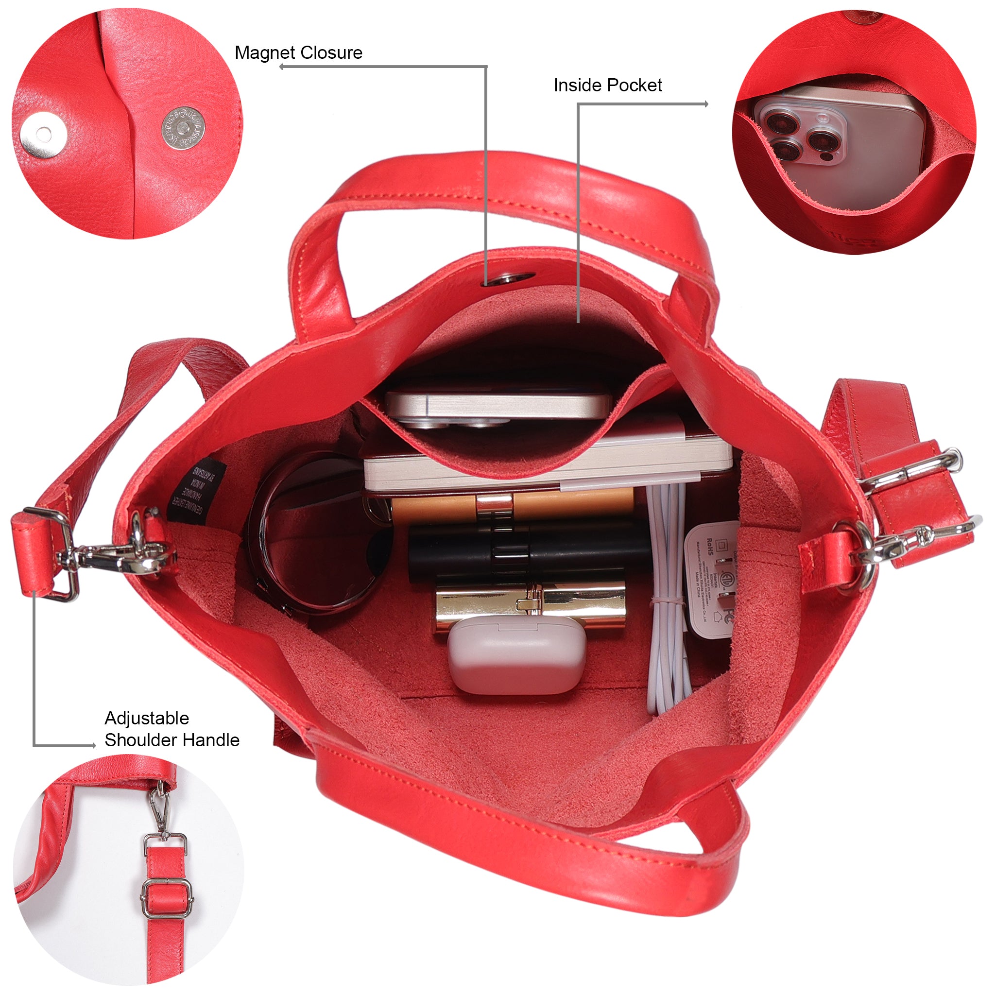 Fiona Leather Crossbody - Image 4
